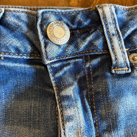 American Eagle Denim Mini Skirt size 4 - Picture 2 of 7